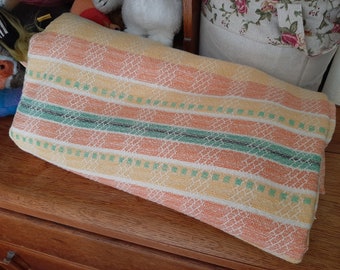 Vintage Cotton Double Bed Throw 220cm x 160cm