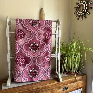 Vintage Mandala Style Curtains in Red 160cm x 175cm image 7