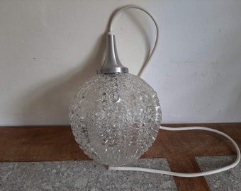 Vintage Glass Globe Pendant Ceiling Light