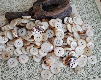 Mixed Mother of Pearl Buttons x 200