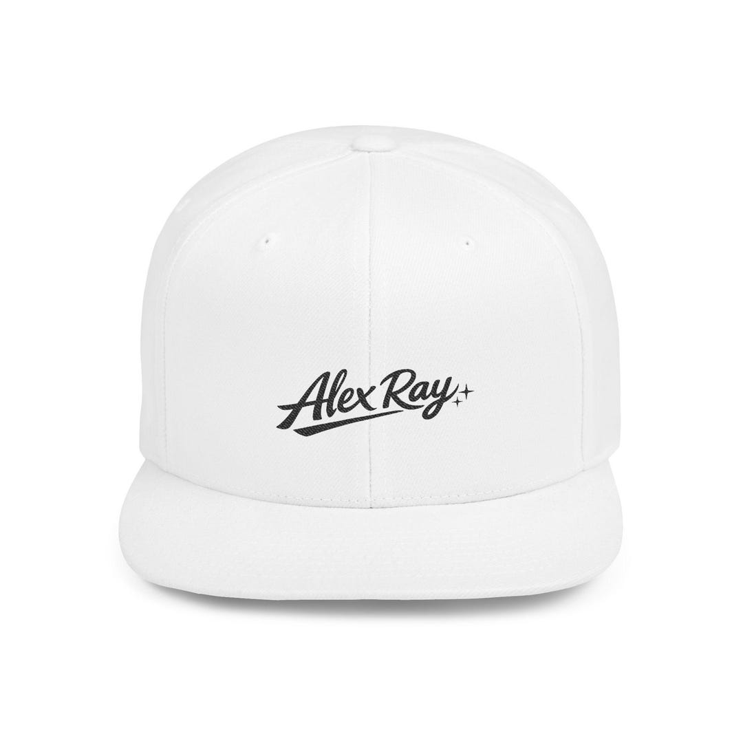 Alex Ray Script Logo Flat Bill Snapback | Embroidered Baseball Cap - Etsy