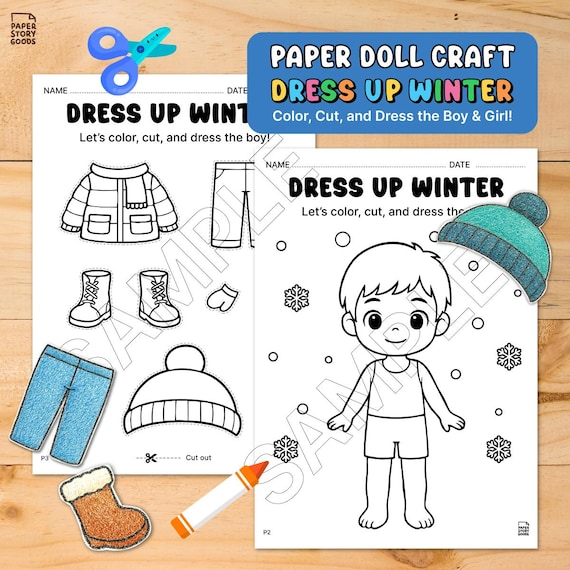 dress for winter printable Paper Doll Craft | Coloring, Cut, and Paste Activity (PDF) KOEMI SHEER PANEL DRESS Going green! Such a SIZE:FR40 (L) Home School Resources