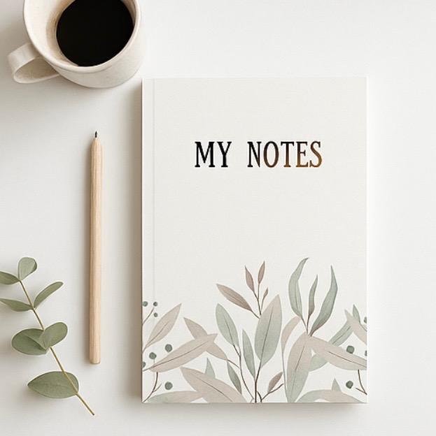 My Notes Digital Notebook | Printable Journal PDF | Digital Download ...