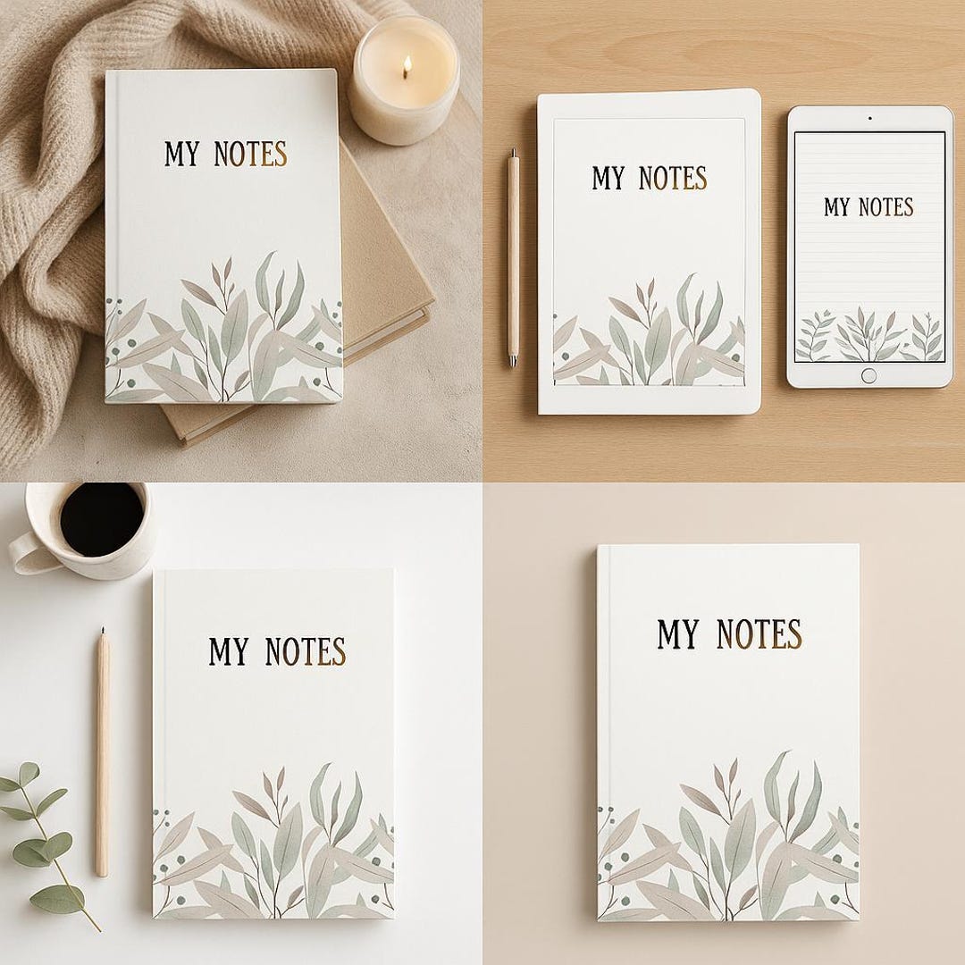 My Notes Digital Notebook | Printable Journal PDF | Digital Download ...