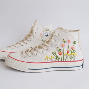 Converse - kids' white star applique trainers discount