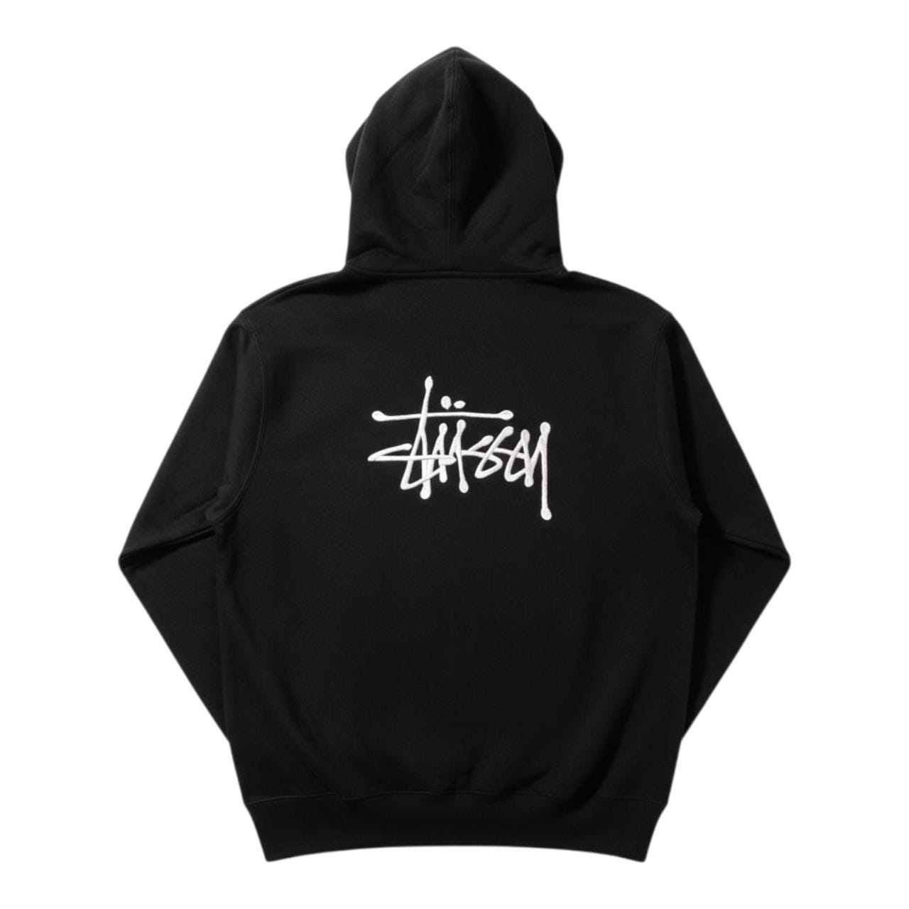 Y2K Streetwear Sweatshirt | Stussy Oversized Graffiti Hoodie