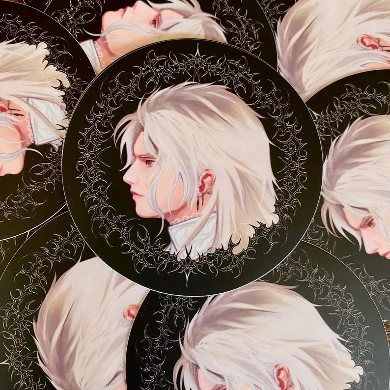 Sylus Sticker Sylus Love and Deepspace Waterproof Vinyl Sticker: Illustrated Anime ...