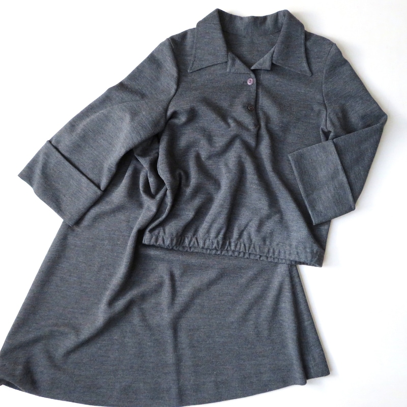 Knit Top and Skirt Set Etsy