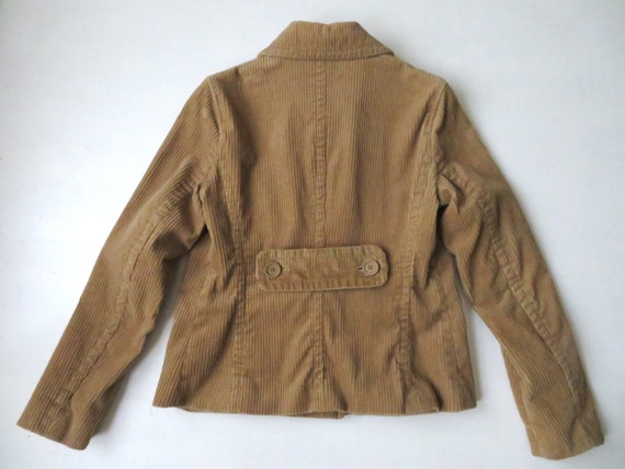 GAP pea coat, tan corduroy jacket with pockets, m… - image 2
