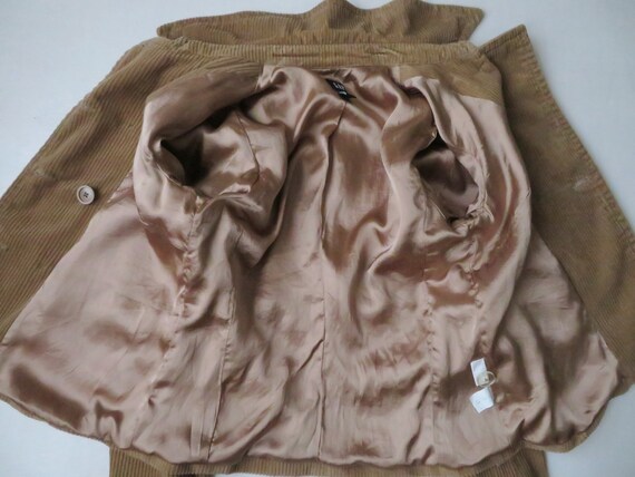 GAP pea coat, tan corduroy jacket with pockets, m… - image 9