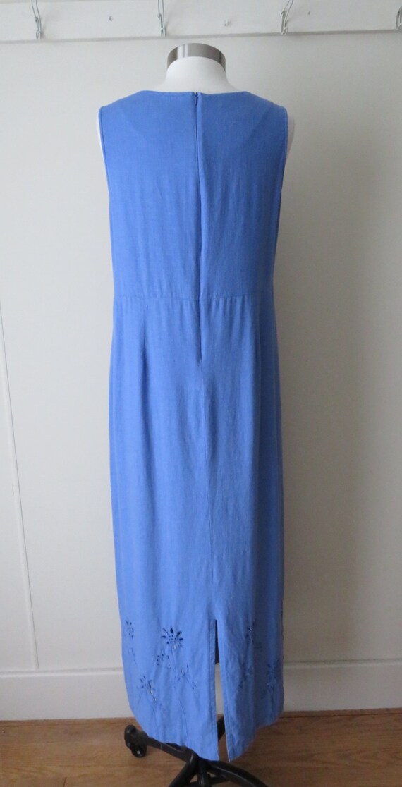 linen dress, loose sundress, market dress, maxi d… - image 5