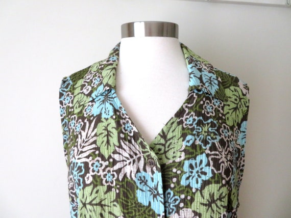 maxi sundress with tie belt, beach dress, button … - image 2