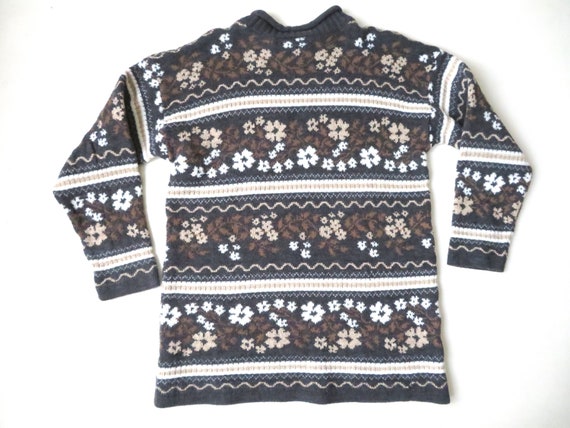 oversized rollneck sweater, mockneck pullover, gr… - image 5