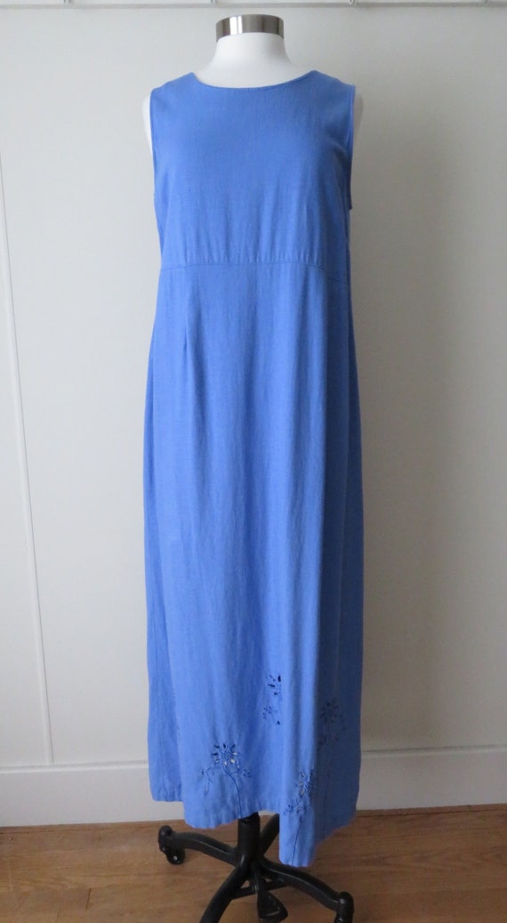 linen dress, loose sundress, market dress, maxi d… - image 2