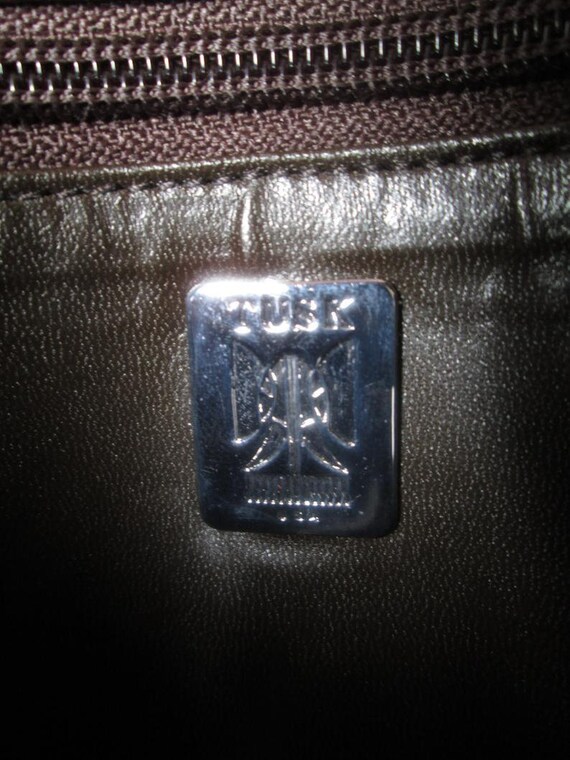 flat crossbody bag, wallet bag, two tone beige an… - image 9