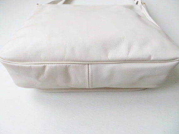 70s 80s shoulder bag, faux leather boho bag with … - image 7