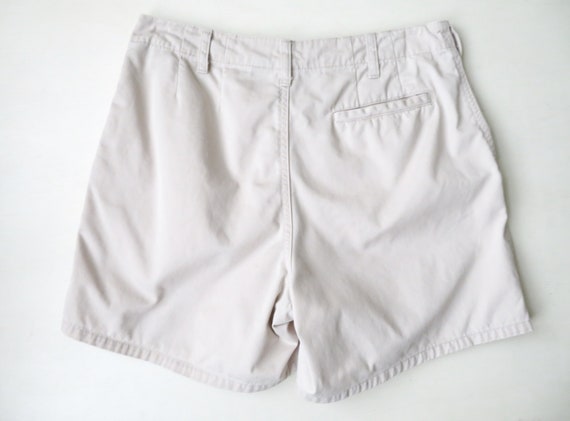 beige shorts with pockets, vintage 90s, field sho… - image 3