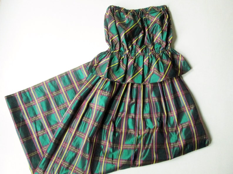 emerald green designer dress