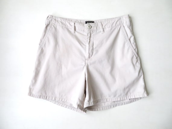 beige shorts with pockets, vintage 90s, field sho… - image 1