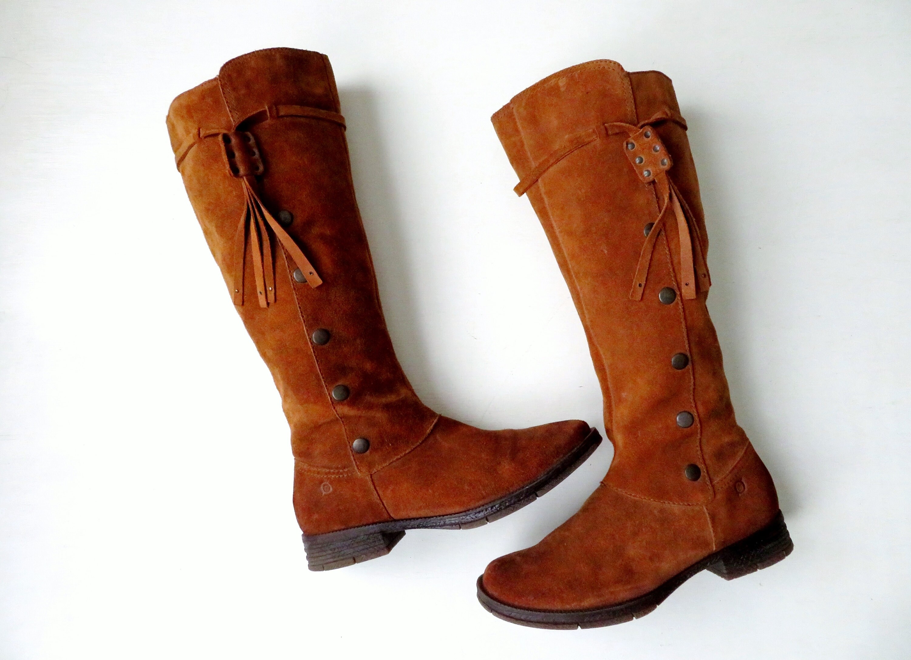 Tall suede boots canada Clearance