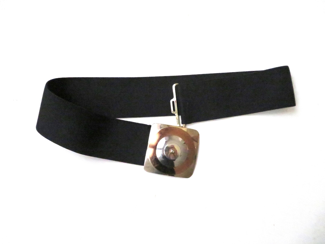 Vintage 80\'s Black Snap Close Cinch Belt Streets Ahead | Accessories | Vintage 8s Black Snap Close  main image 2