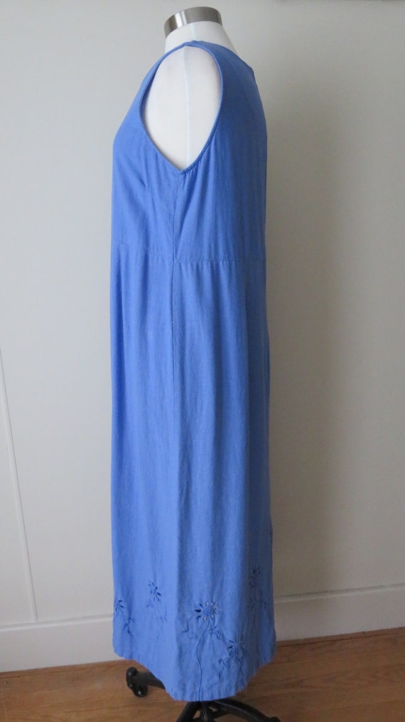 linen dress, loose sundress, market dress, maxi d… - image 4