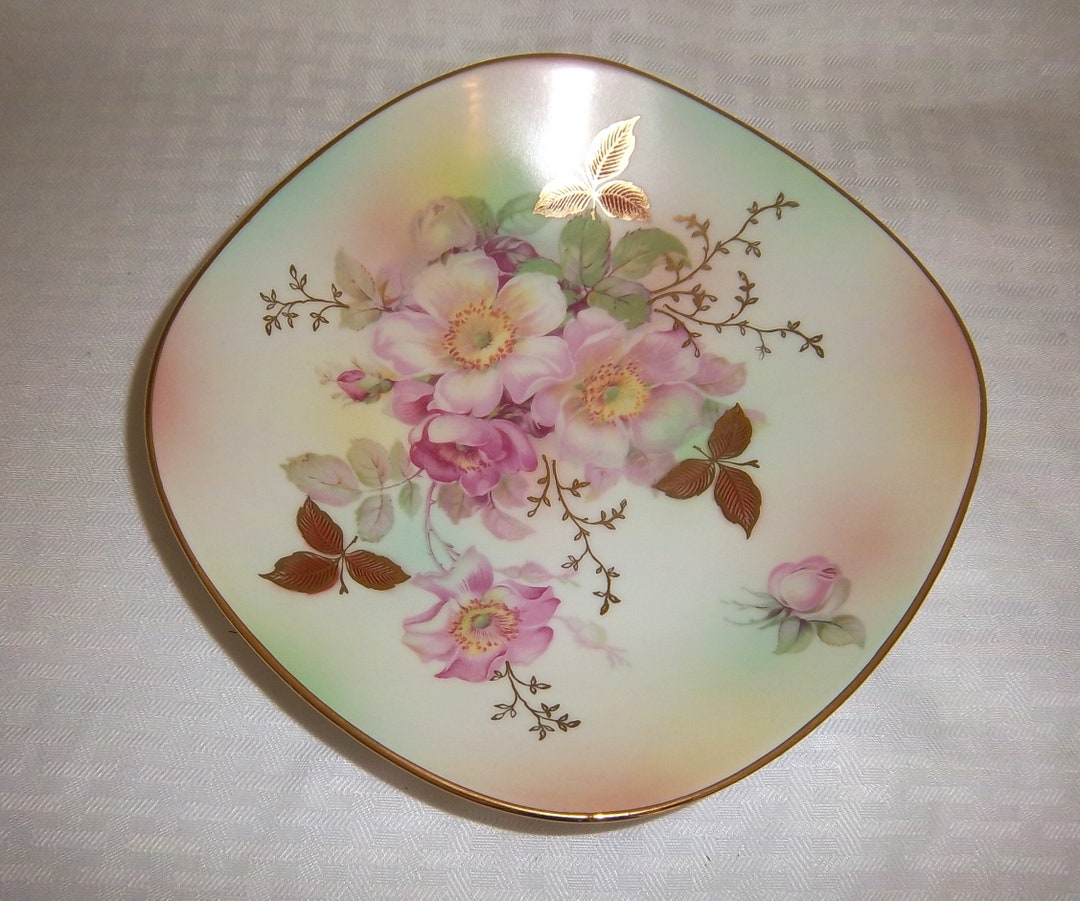 Schumann Arzberg Germany Wild Rose Candy Dish Plate Bowl - Etsy