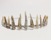 Mother of Dragons, pearl crown, bridal tiara, raw stone crown, festival headpiece, bridal crown, game of thrones cosplay, mermaid crown