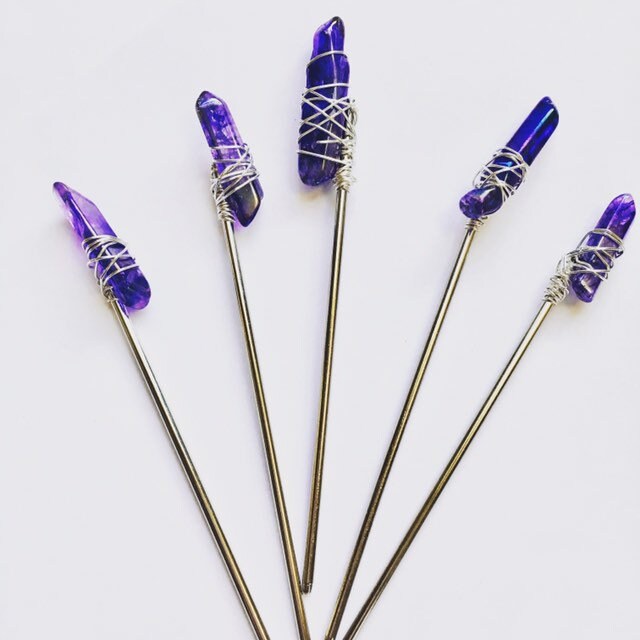 Crystal Hair Chopstick Crystal Hair Sticks Crystal Hair Etsy