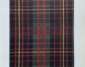 Cameron of erracht 1949 original vintage print from the clans and tartans of scotland by robert bain