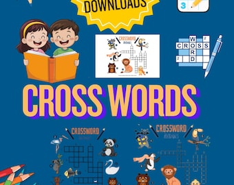 Kids Crossword Puzzles | Grade 1 Vocabulary Worksheet (PDF)