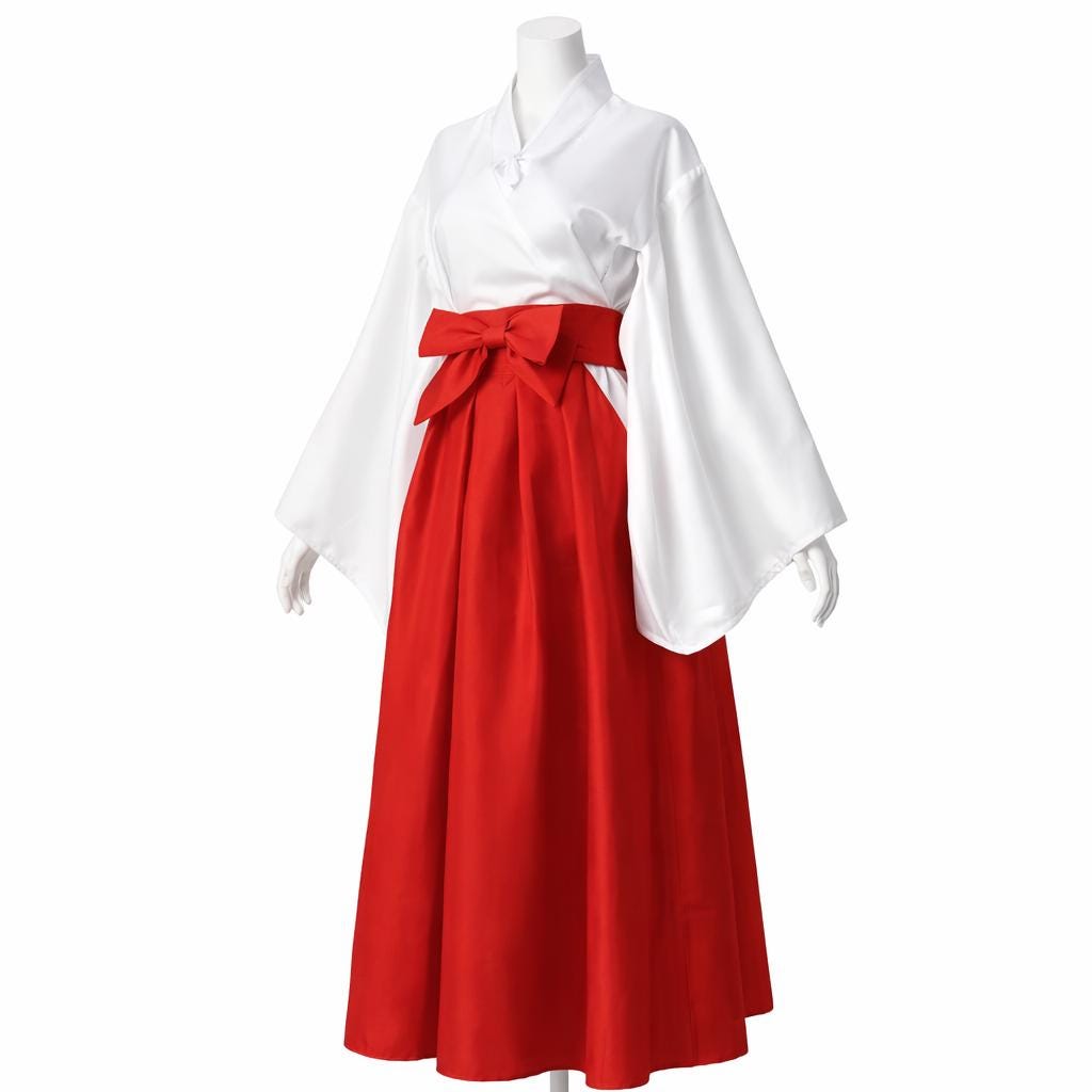MIE Costume様　参考資料用ページ① Japanese Miko Costume • Shrine Maiden Outfit • Women Cosplay Dress