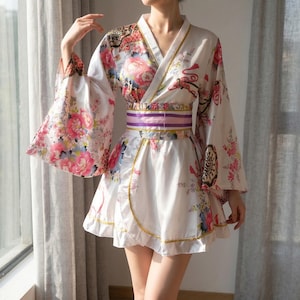 white dress japan Japanese Women lolita kawaii Doll Collar Long Sleeve long skirt White Vintage Japanese Dress 'Toshiko'