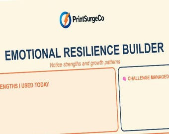 Emotional Resilience Builder – Daily Strengths & Coping Reflection