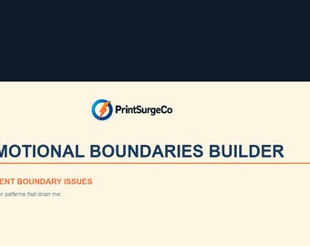 Emotional Boundaries Builder – Relationship Communication & Self Protection