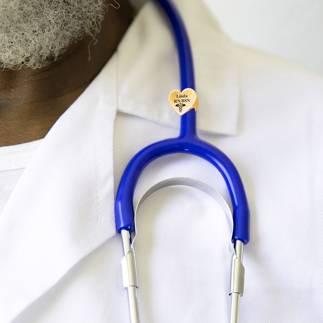 Personalised Stethoscope Id Tag Nurse Gift Custom Name Tag Etsy