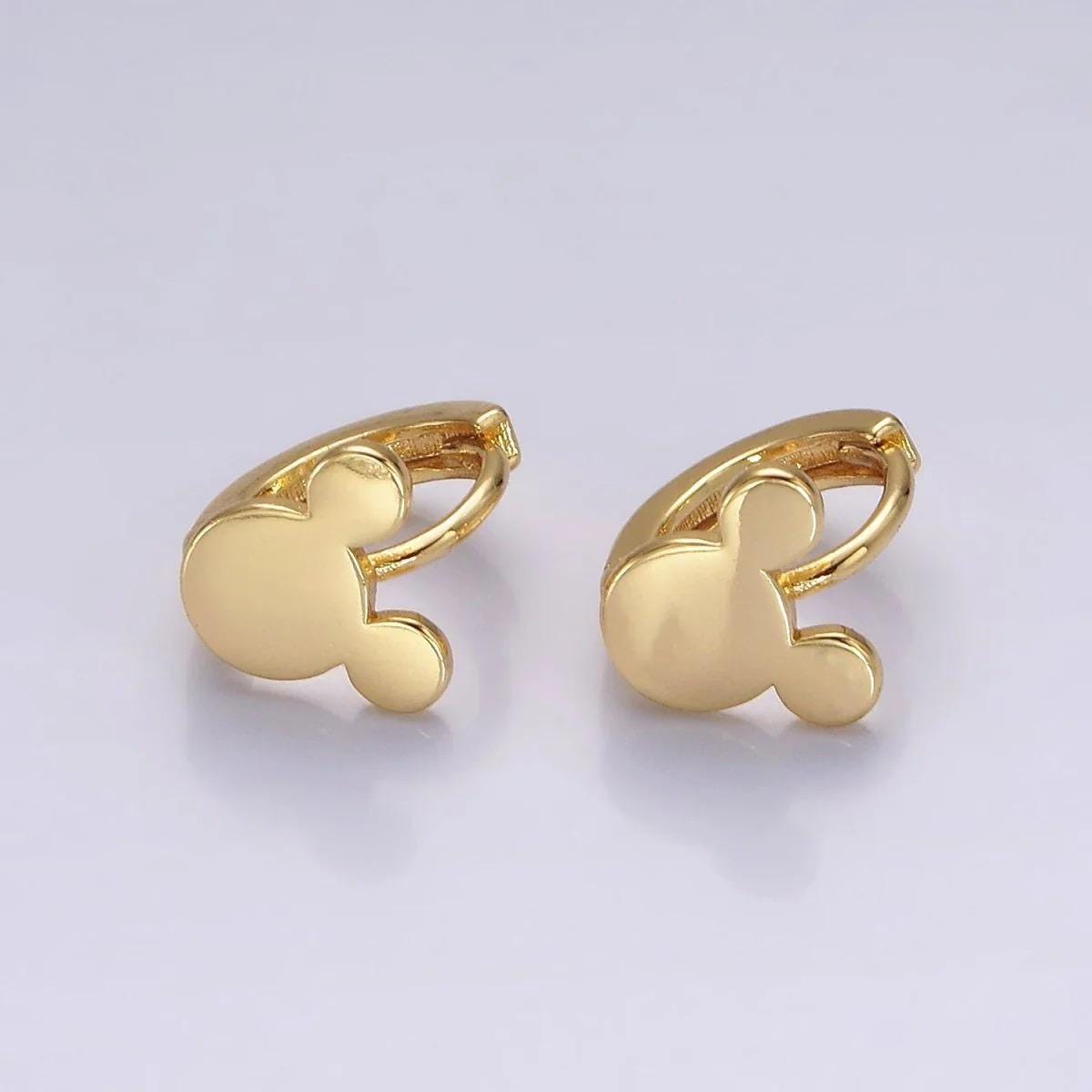 Couture Kingdom Disney Mickey Mouse Crystal Stud Earrings 8mm Accessory