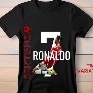Ronaldo T-shirt Design, Football PNG Download, Cristiano Ronaldo CR7 , Football Shirt png, T-shirt Sublimation