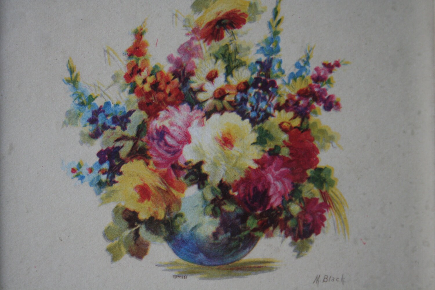 Framed Floral Prints by M. Black Etsy