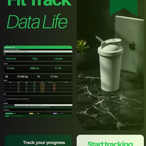 Google Sheets Fitness Tracker | Workout Log, Cycle, Macro Nutrition (Digital Download)