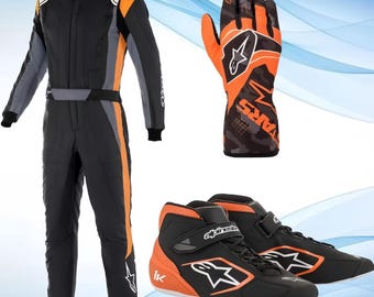 Go Kart Racing Suit Level 2 CIK/FIA /Gloves/Shoes/Balaclava ( Sublimation )