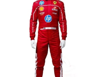 Custom F1 Kart Racing Suit | Red Ferrari Replica | Race Suit for Kart, Track - Customize Race Suit In All Sizes With logos – Motorsport Gift