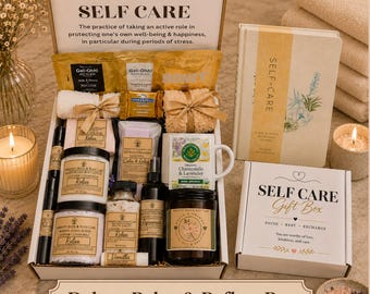 Spa Gift Box for Women, Self Care Gift Box, Birthday Gift for Her, Thinking of You Gift, Christmas Gift, Thank You Gift, Relaxation Gift Box