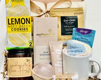 Sending a Hug Gift Box, Cozy Hygge Care Package, Thinking of You, Sympathy Gift, Birthday Gift, Thank You or Christmas Gift