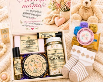New Mom Gift Box, Postpartum Care Package, Baby Shower Gift, New Mommy Self Care Gift, Pregnancy Gift, First Time Mom Gift