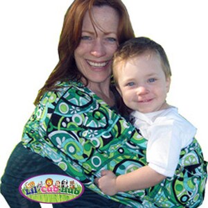 Baby Carrier Sling, Child Carrier, Diaper Bag - 2 in 1 - CONVERTIBLE Cub Co-Z  Carrier to Diaper Bag (Mod Medley)