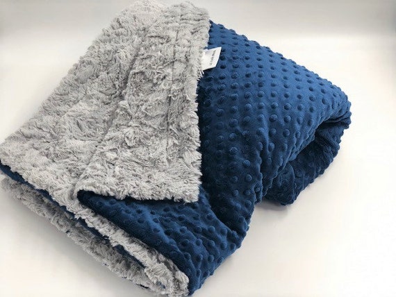 Adult Minky Blanket, Personalized Throw Blanket, Custom Name