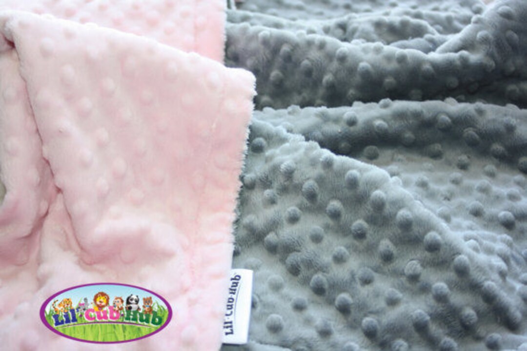 Adult Minky Blanket, Personalized Throw Blanket, Custom Name Blanket