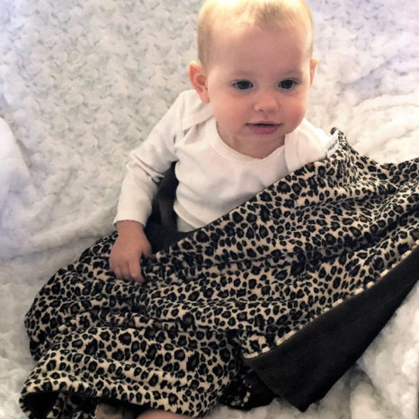 Cheetah Blanket Etsy