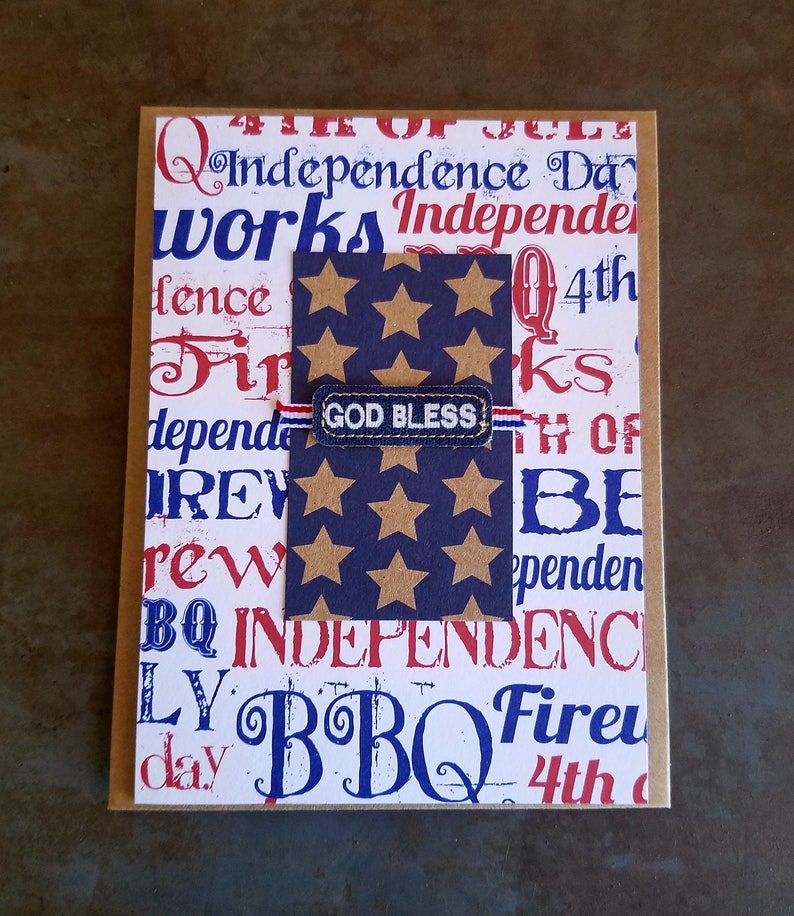 Blank Independence Day Card